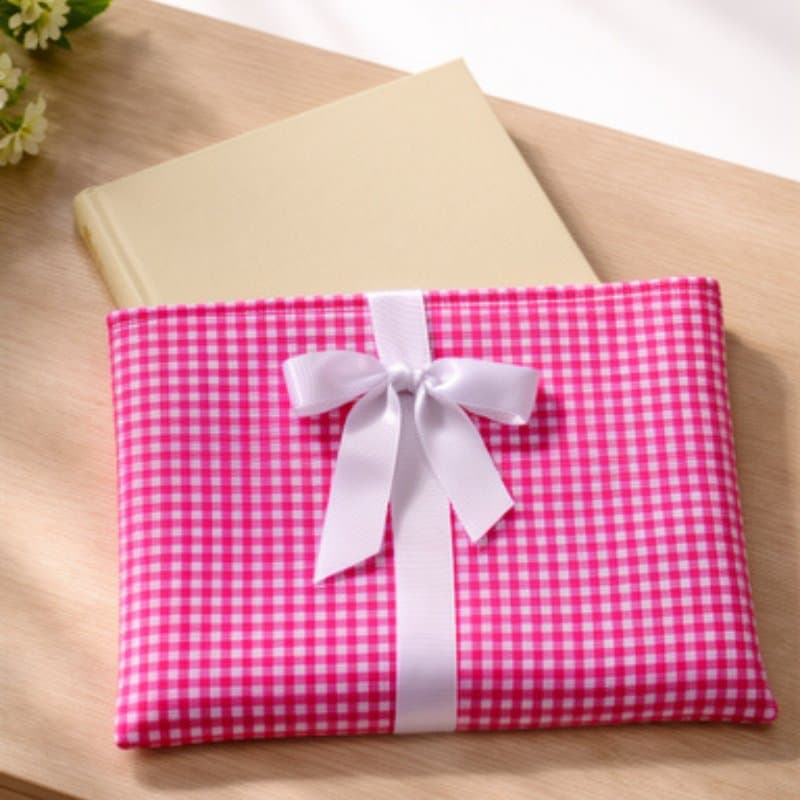 Gingham Laptop & Book Cover Sleeve – Stylish Protective Sleeve for Laptop, Notebook & Books - View 1