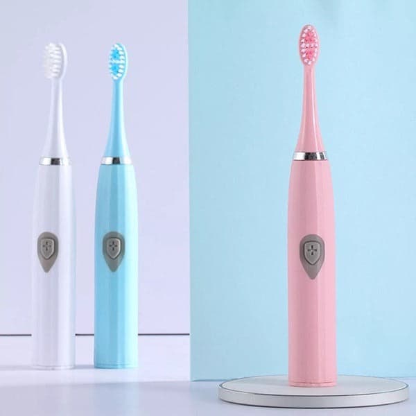 Rechargeable Electric Toothbrush with 3 Brush Heads – Powerful & Gentle Daily Oral Care (Random color-Set of 1) - View 1